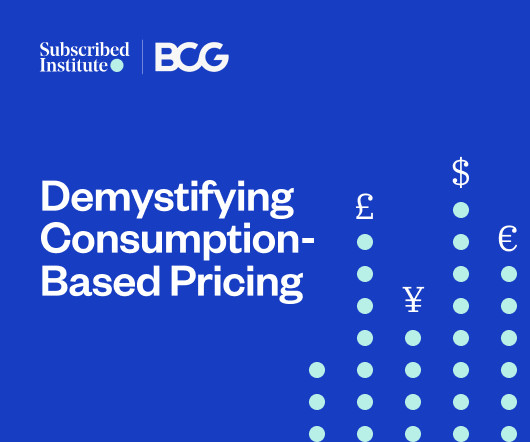 Demystifying Consumption-Based Pricing: Modeling & the Path to Business Success